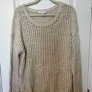 Maternity Open Knit Sweater Large